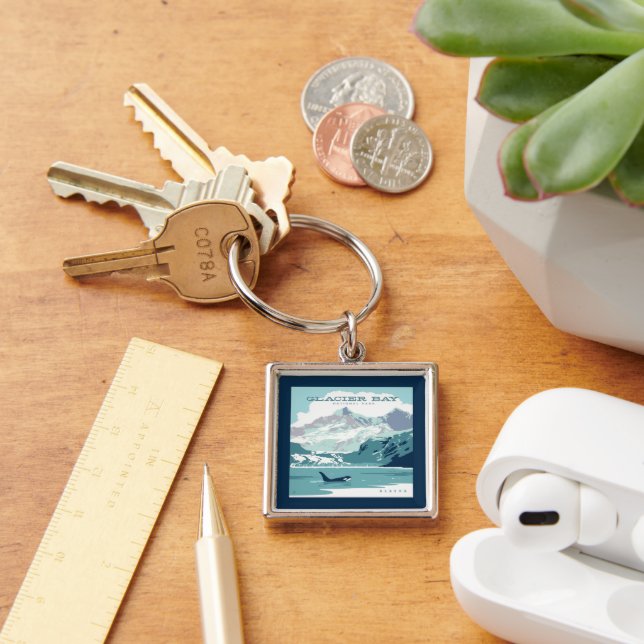 Glacier Bay National Park | Orca Keychain (Desk)