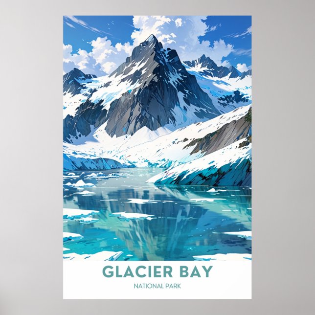 Glacier Bay National Park Poster (Front)
