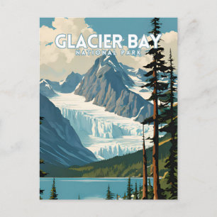 Glacier Bay National Park Traditional Travel Postcard