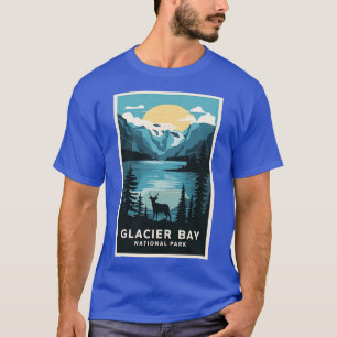 Glacier Bay National Park Travel Poster TShirt 2