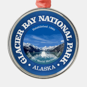 Glacier Bay NP2 Metal Ornament
