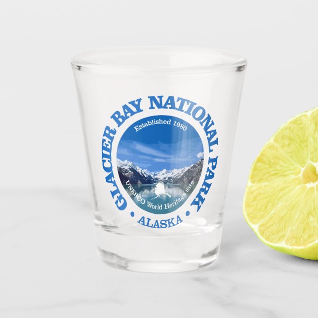 Glacier Bay NP2 Shot Glass (Front)