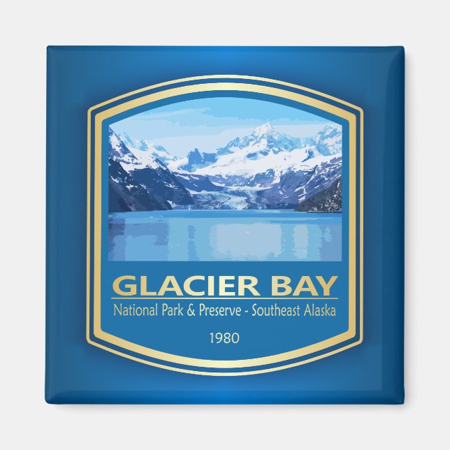 Glacier Bay NP (PF1) Magnet (Front)