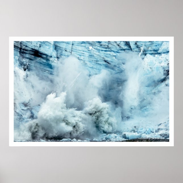 Glacier Calving Poster (Front)