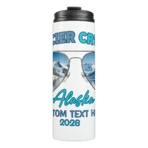 Glacier Cruise Alaska Scenic Icebergs, Mountains Thermal Tumbler