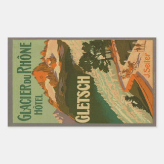 Glacier du Rhône Hotel Sticker