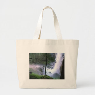 Glacier Falls Large Tote Bag