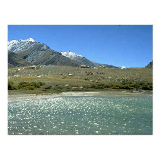 Glacier fed lake, Ladakh, India Postcard