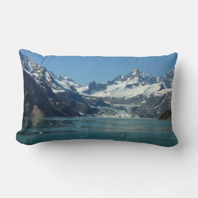 Glacier-Fed Waters of Alaska Lumbar Pillow (Front)