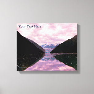 Glacier Fjord Canvas Print
