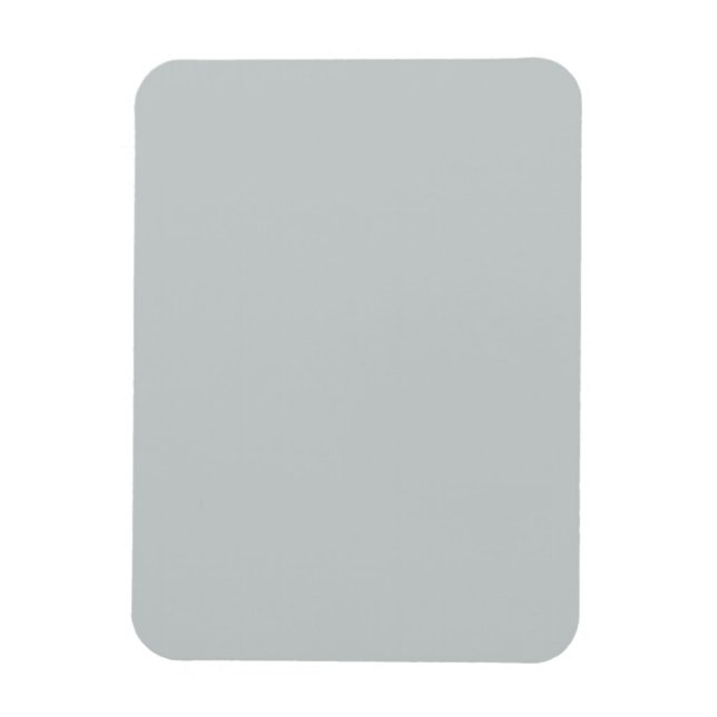 Glacier Grey Grey Trend Colour Background Magnet (Vertical)