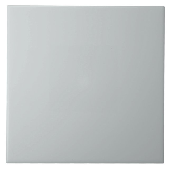 Glacier Grey Grey Trend Colour Background Tile (Front)