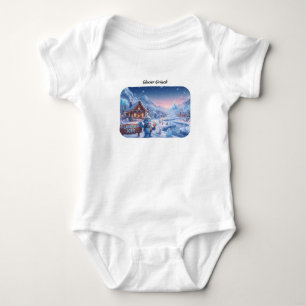 Glacier Grinch Land of Ices Magical Winter Baby Bo Bodysuit