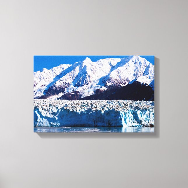 Glacier Hubbard, Alaska Impression de toile (Recto)