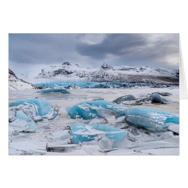 Glacier Ice paysage, Islande (Devant horizontal)