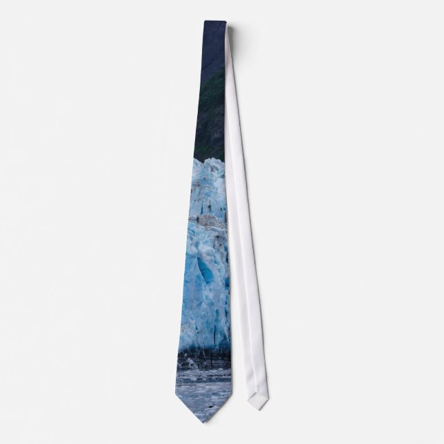 Glacier in Prince William Sound Alaska Tie (Front)