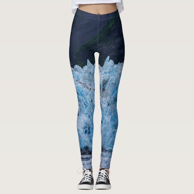 Glacier In Prince William Sound Leggings (Front)