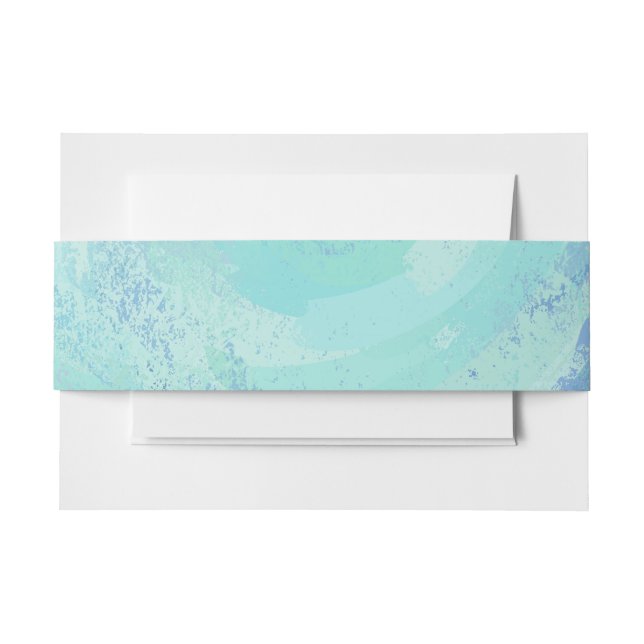 Glacier Invitation Belly Band (Front Example)