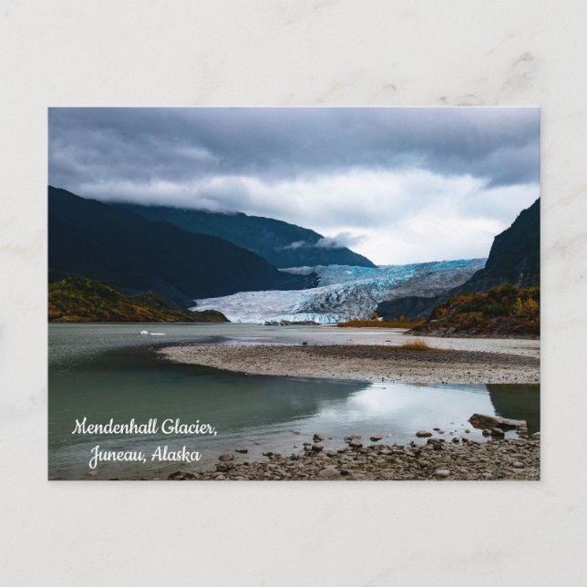 Glacier Mendenhall, Juneau, Alaska Carte postale (Devant)