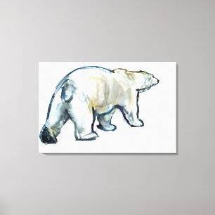 Glacier MInt Canvas Print