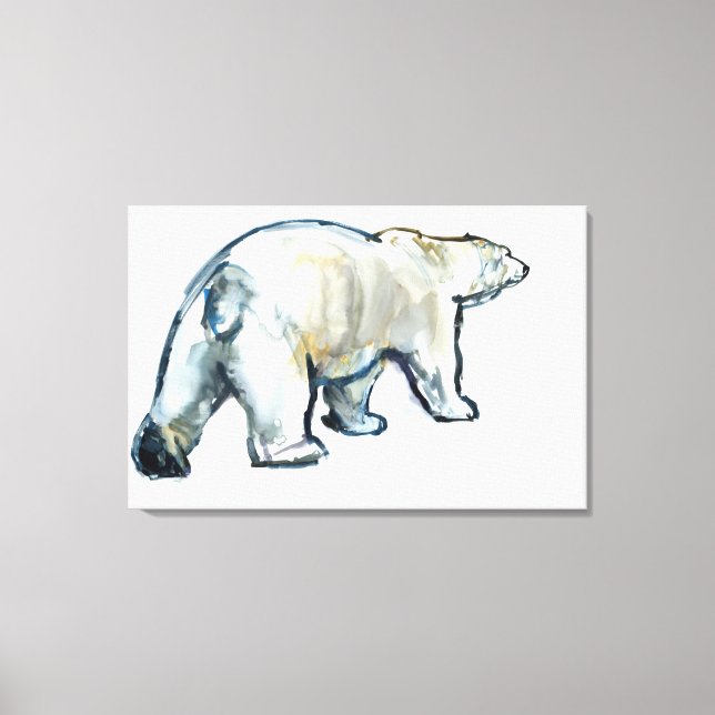 Glacier MInt Canvas Print (Front)