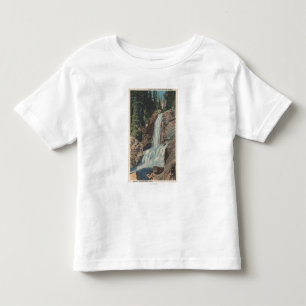 Glacier, MT - View of Trick Falls & Medicine Toddler T-shirt