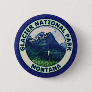 Glacier National Park 2 Inch Round Button