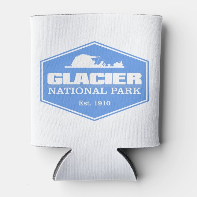 Glacier National Park 3 Can Cooler (Front)