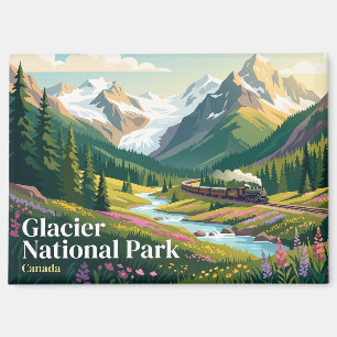 Glacier National Park Canada Magnet