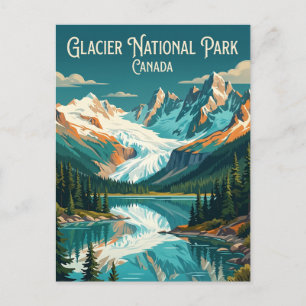 Glacier National Park Canada Postcard