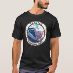 Glacier National Park Canada Vintage Badge T-Shirt<br><div class="desc">Glacier National Park vector art design. The Park includes a portion of the Selkirk Mountains which are part of the larger grouping of mountains,  the Columbia Mountains.</div>