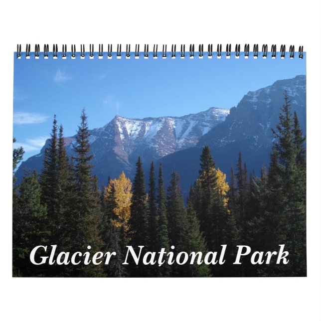 Glacier National Park - Customized Calendar (Cover)