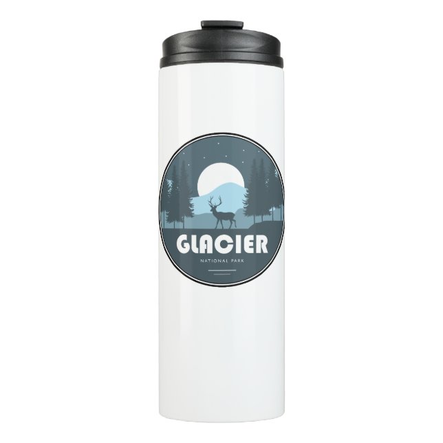 Glacier National Park Deer Thermal Tumbler (Front)