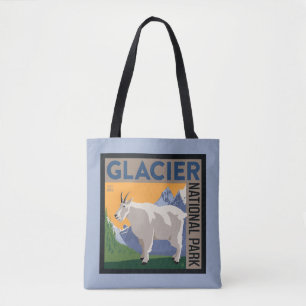 Glacier National Park   Goat Tote Bag