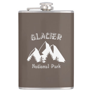 Glacier National Park Hip Flask