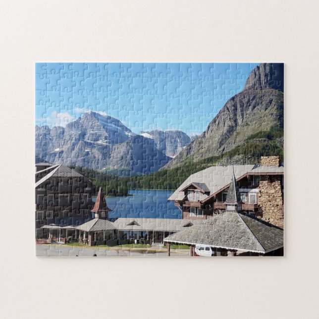 Glacier National Park Many Glacier Jigsaw Puzzle (Horizontal)