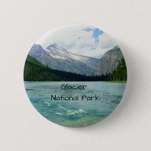 Glacier National Park Montana 2 Inch Round Button