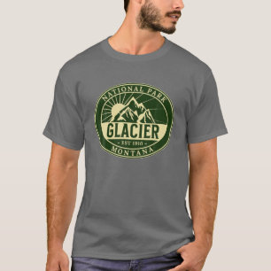 Glacier National Park Montana Hike Outdoors T-Shirt