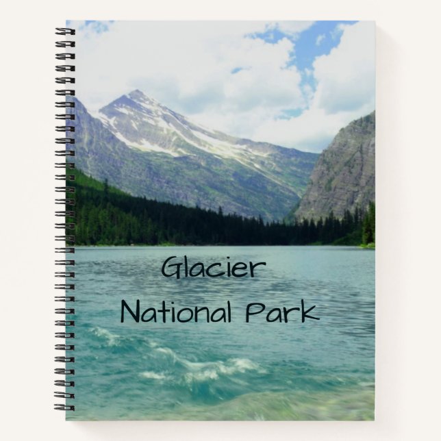 Glacier National Park Montana Notebook (Front)