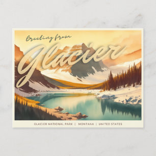 Glacier National Park, Montana Postcard