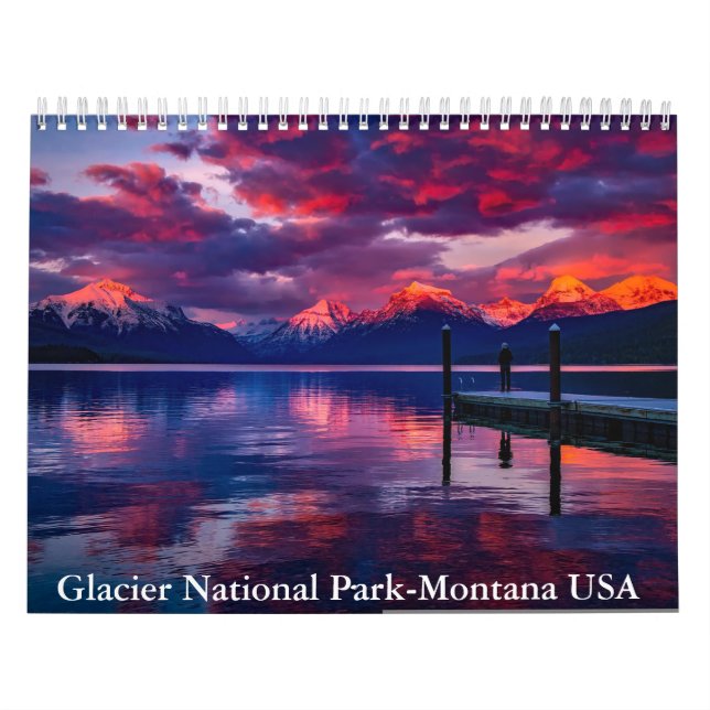 Glacier National Park-Montana USA Calendar (Cover)