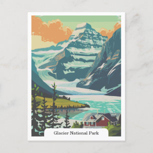 Glacier National Park, Montana USA Postcard