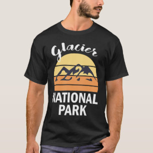 Glacier National Park Mountain Hiking T-Shirt