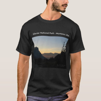 Glacier National Park - Mountain Sunrise T-Shirt