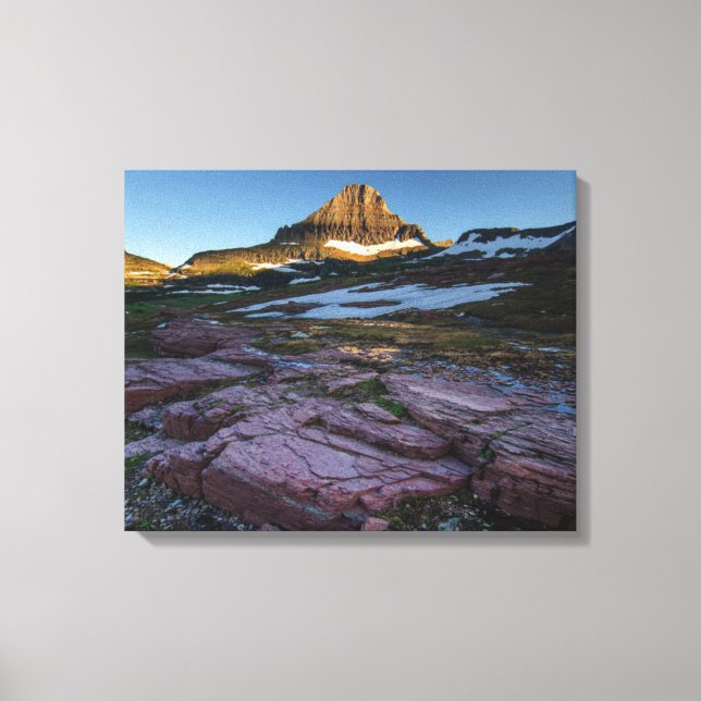 Glacier National Park Mountains Canvas Print (Front)