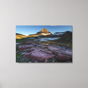 Glacier National Park Mountains Canvas Print