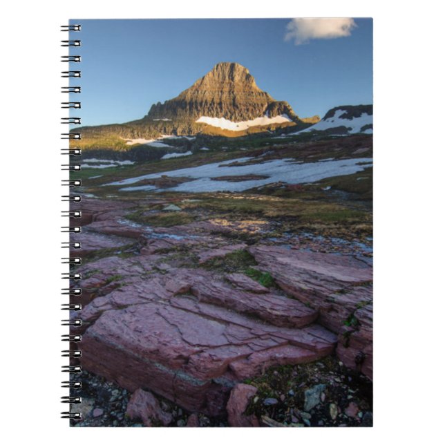 Glacier National Park Mountains Notebook (Front)