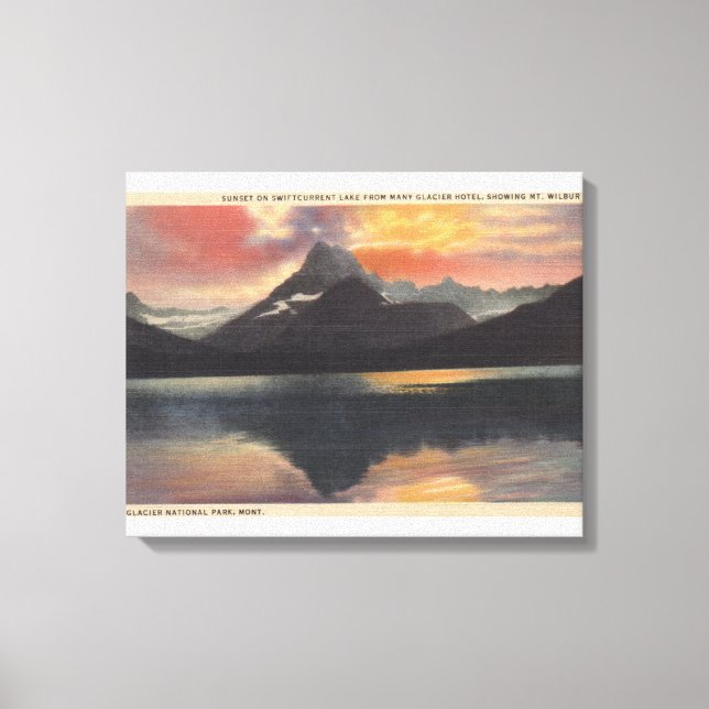 Glacier National Park, MT Canvas Print (Front)