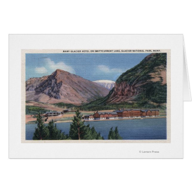 Glacier National Park, MT - Many Glacier Hotel 2 (Front Horizontal)