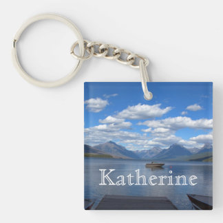 Glacier National Park photography Keychain